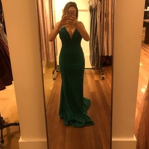 Green Prom dress